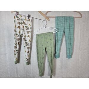 Little Me Bamboo Blend Soft Cozy Pajama Bottoms Lot Of 3 Size 4T